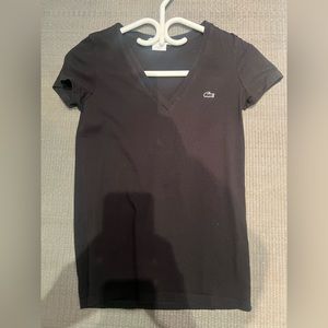 Lacoste black women t shirt
